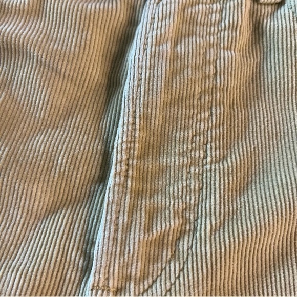 Everlane Gold Corduroy Baby Cord Cheeky Cut Off High Waisted Shorts 27 - Picture 4 of 10